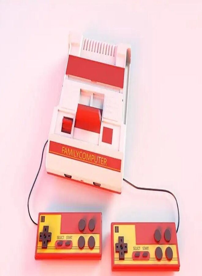 Family Computer English Retro Family Computer Video Game Console Built In 1000 Classic Games With Dual Controllers And AV Output For TV - Image 4